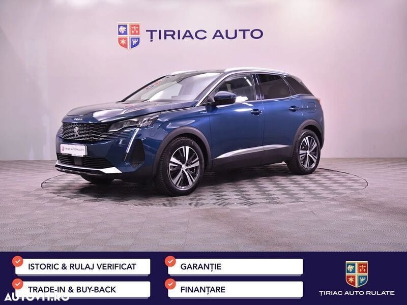 Albastru Utilizat 2021 Peugeot 3008 Allure SUV | 23.190 EUR - Imagine 1/4