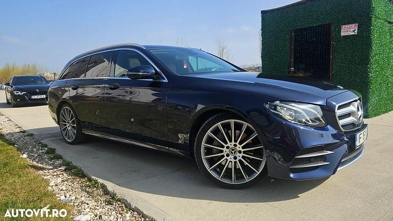 Second-hand Mercedes E220 AMG line 194 CP (142 kW) 2017 Culoarealbastru Break