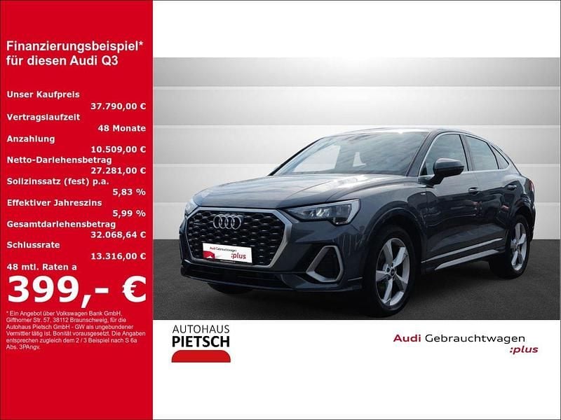 Utilizat 2022 Audi Q3 Sportback S-Line SUV | 40.807 EUR (Preț OK) - Imagine 1/1