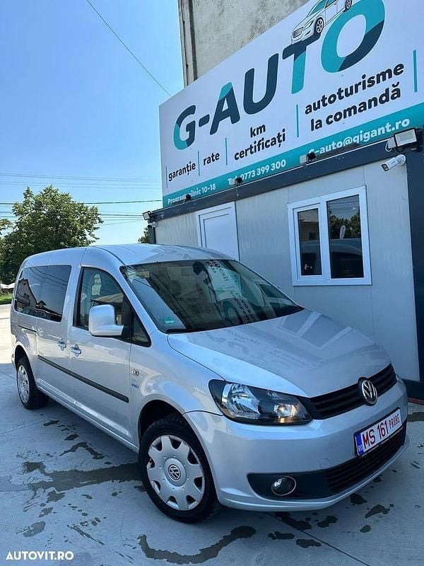 Argint Utilizat 2013 VW Caddy Maxi Trendline Monovolum | 9.000 EUR (Preț OK) - Imagine 1/4
