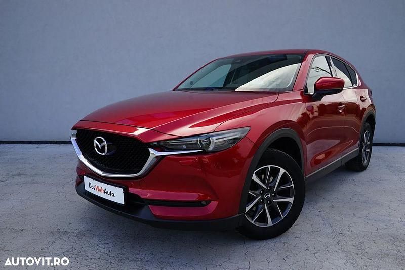 Rosu mediu metalic perlefect Utilizat 2018 Mazda CX-5 SUV | 17.900 EUR (Scump) - Imagine 1/4