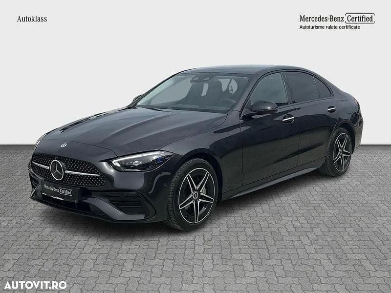 Gri Utilizat 2023 Mercedes C300e Berlinǎ | 57.260 EUR (Puțin scump) - Imagine 1/3