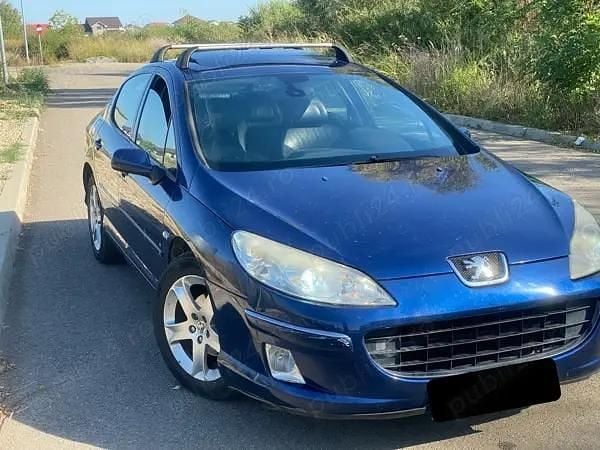 Albastru Utilizat 2006 Peugeot 407 Berlinǎ | 1.750 EUR (Preț OK) - Imagine 1/4
