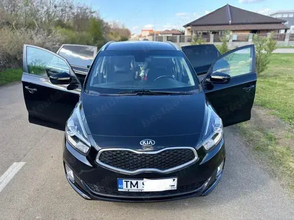 Second-hand Kia Carens 136 CP (100 kW) 2014 Negru Monovolum