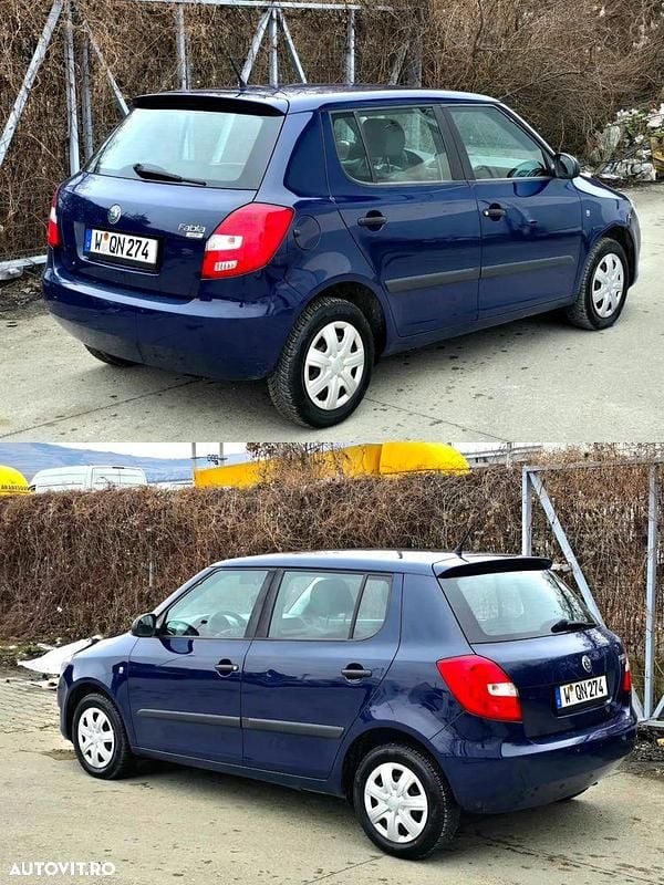 Second-hand Skoda Fabia 60 CP (44 kW) 2010 Culoarealbastru Hatchback