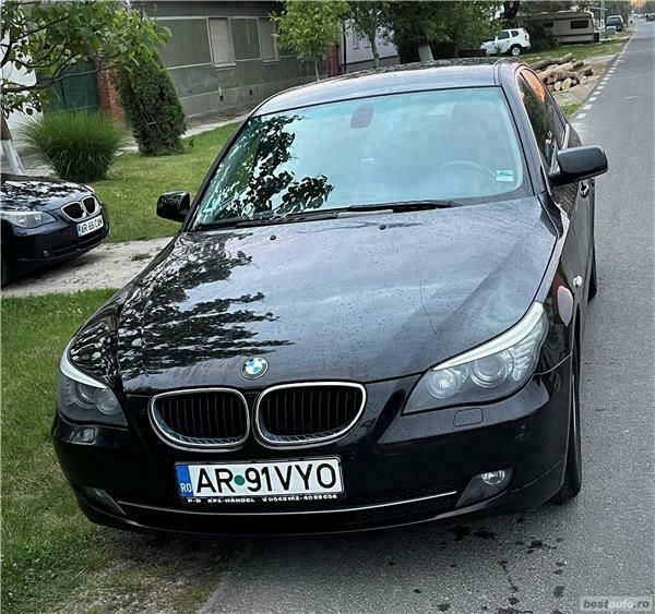 Second-hand BMW 520 177 CP (130 kW) 2008 Negru Berlinǎ