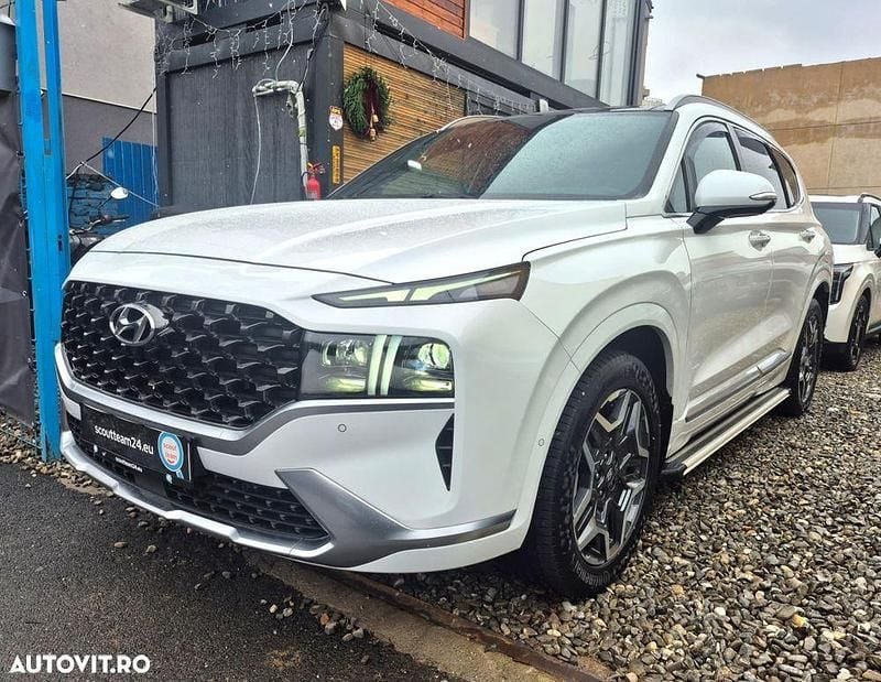 Second-hand Hyundai Santa Fe Signature 230 CP (169 kW) 2022 Culoarealb SUV