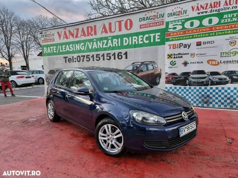 Albastru Utilizat 2009 VW Golf VI Hatchback | 5.999 EUR (Scump) - Imagine 1/4