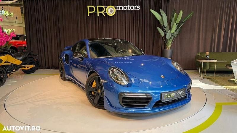 Culoarealbastru Utilizat 2018 Porsche 911 Turbo S Coupe | 154.900 EUR - Imagine 1/4