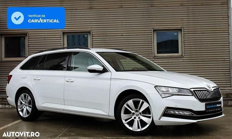 Culoarealb Second-hand 2021 Skoda Superb Style Break | 19.491 EUR (Preț bun) - Imagine 1/4