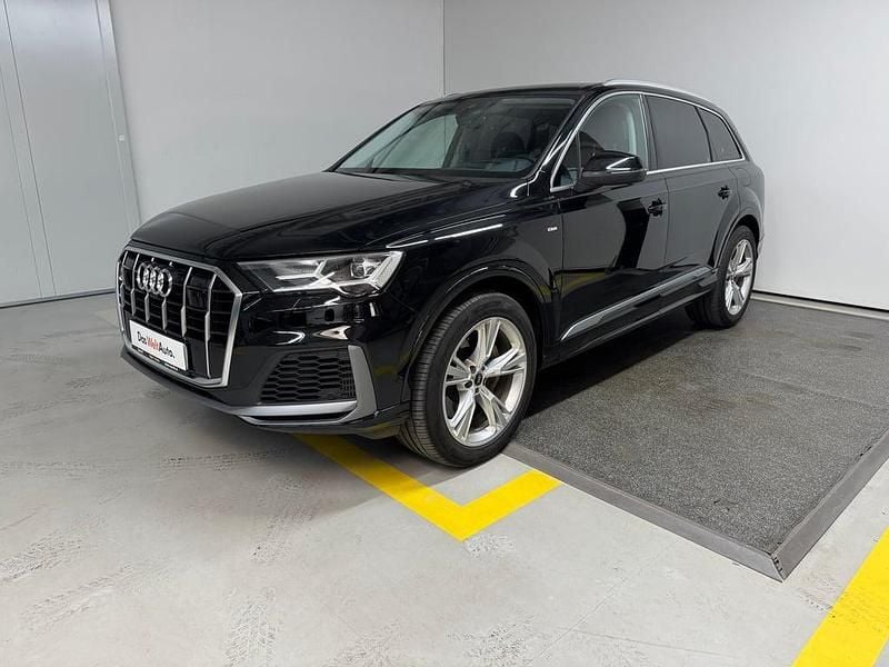 Second-hand Audi Q7 S-Line 340 CP (250 kW) 2021 Negru  metalic SUV