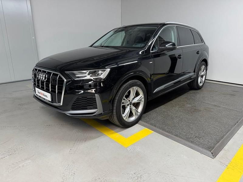 Negru metalic Second-hand 2021 Audi Q7 S-Line SUV | 43.500 EUR - Imagine 1/4