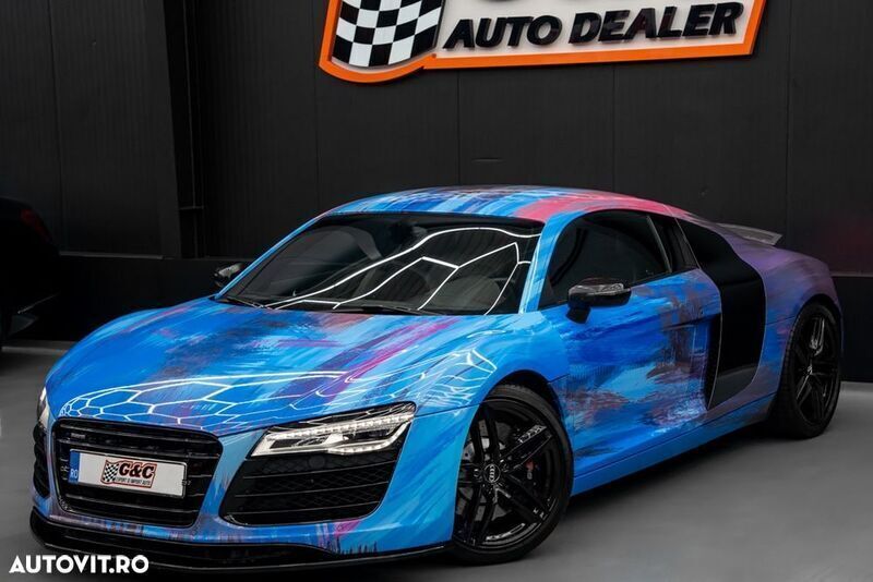 Albastru Utilizat 2014 Audi R8 Coupé Design Coupe | 61.900 EUR - Imagine 1/4