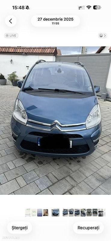 Second-hand Citroën Grand C4 Picasso Exclusive 149 CP (109 kW) 2012 Culoarealbastru Monovolum