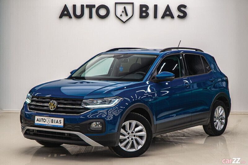 Albastru Utilizat 2019 VW T-Cross Style SUV | 18.490 EUR (Preț OK) - Imagine 1/4