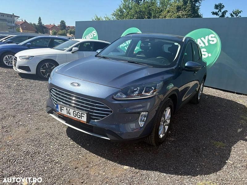 Culoarealbastru Utilizat 2022 Ford Kuga Titanium SUV | 20.750 EUR (Preț OK) - Imagine 1/4