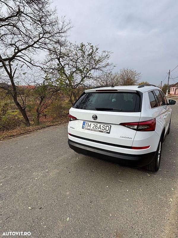 Second-hand Skoda Kodiaq Style 150 CP (110 kW) 2019 Culoarealb SUV