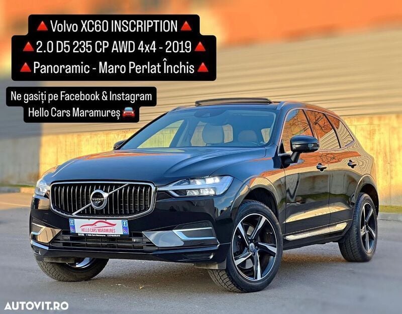 Maro Utilizat 2019 Volvo XC60 Inscription SUV | 29.990 EUR (Preț OK) - Imagine 1/4