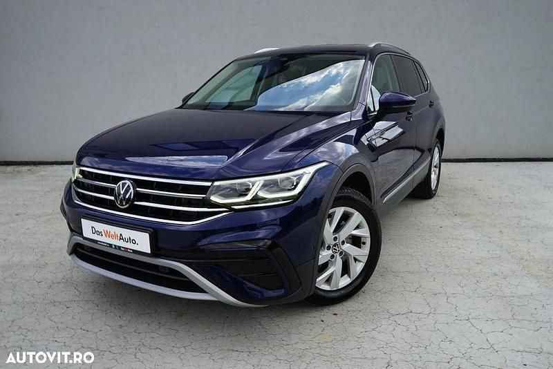 Culoarealbastru Utilizat 2022 VW Tiguan Allspace Elegance SUV | 29.900 EUR (Puțin scump) - Imagine 1/4
