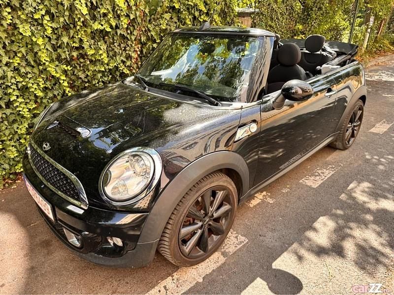 Negru Utilizat 2012 Mini Cooper S Cabriolet Cabrio | 6.990 EUR - Imagine 1/4