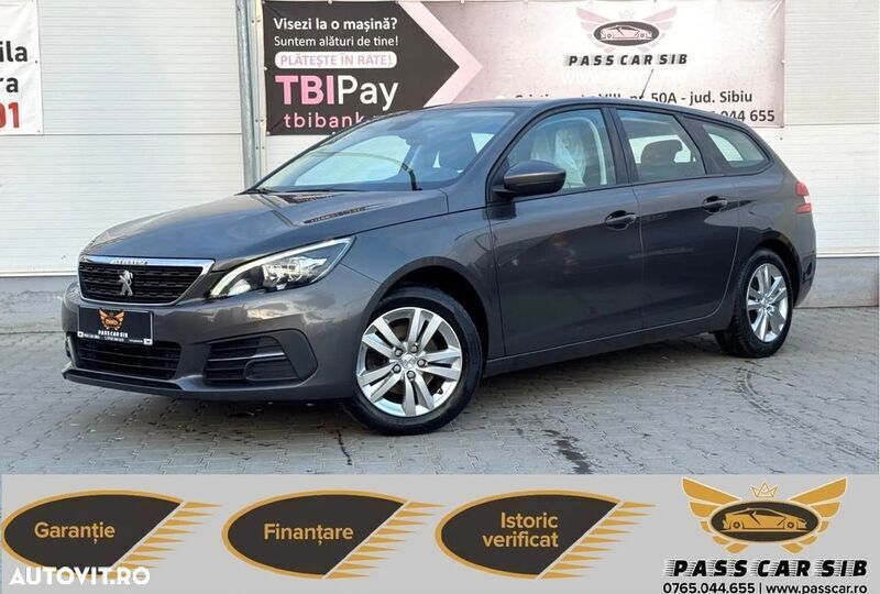 Gri Utilizat 2018 Peugeot 308 Active Break | 8.399 EUR (Preț OK) - Imagine 1/4