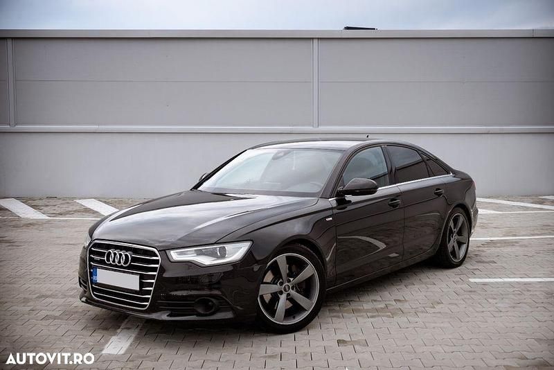 Negru Utilizat 2011 Audi A6 Berlinǎ | 10.900 EUR (Preț OK) - Imagine 1/4