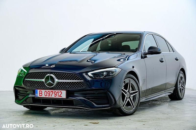 Culoarealbastru Utilizat 2022 Mercedes C200 Berlinǎ | 36.300 EUR (Preț OK) - Imagine 1/4