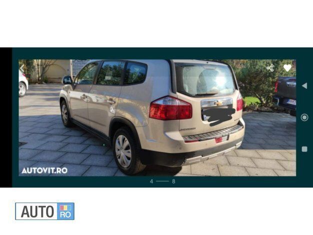 Second-hand Chevrolet Orlando 165 CP (121 kW) 2012 Gri Monovolum