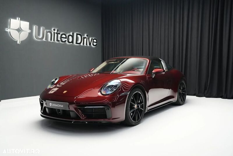 Rosu Utilizat 2020 Porsche 911 Targa 4S Edition Cabrio | 210.000 EUR - Imagine 1/4