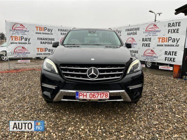 Negru Utilizat 2012 Mercedes ML350 SUV | 21.990 EUR - Imagine 1/4
