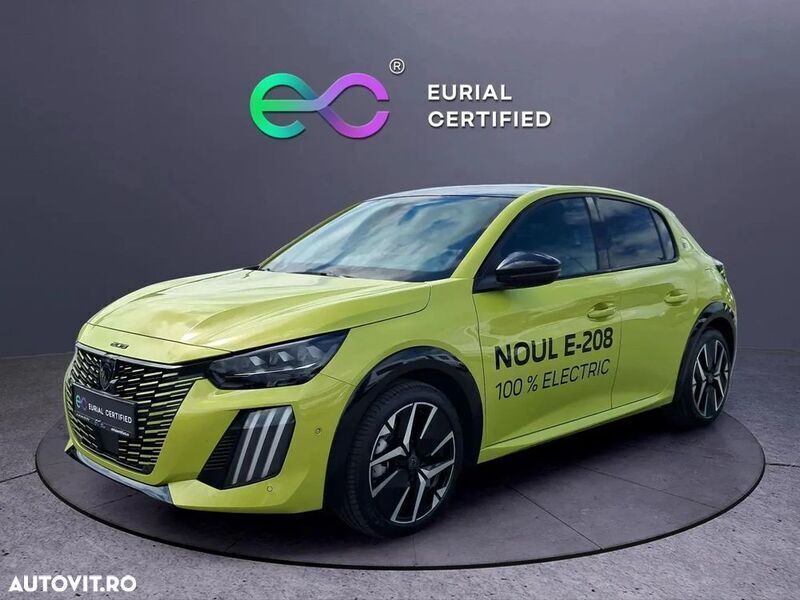 Galbeuriu Utilizat 2025 Peugeot e-208 GT Hatchback | 33.990 EUR - Imagine 1/4