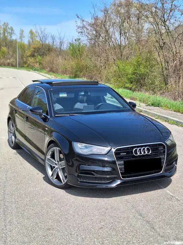 Negru Utilizat 2015 Audi A3 Berlinǎ | 15.555 EUR (Puțin scump) - Imagine 1/4