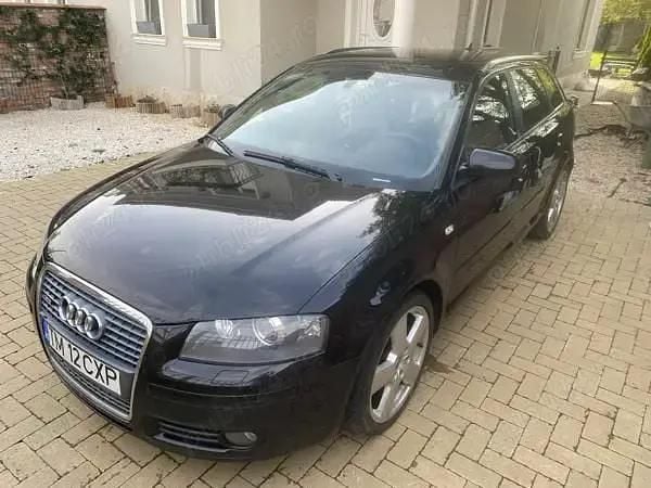 Negru Utilizat 2006 Audi A3 S-Line Hatchback | 3.999 EUR (Preț OK) - Imagine 1/4