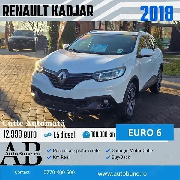 Second-hand Renault Kadjar Bose Edition 116 CP (85 kW) 2018 Culoarealb SUV
