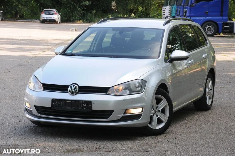 Gri Utilizat 2014 VW Golf VII Highline Break | 6.200 EUR (Preț bun) - Imagine 1/4