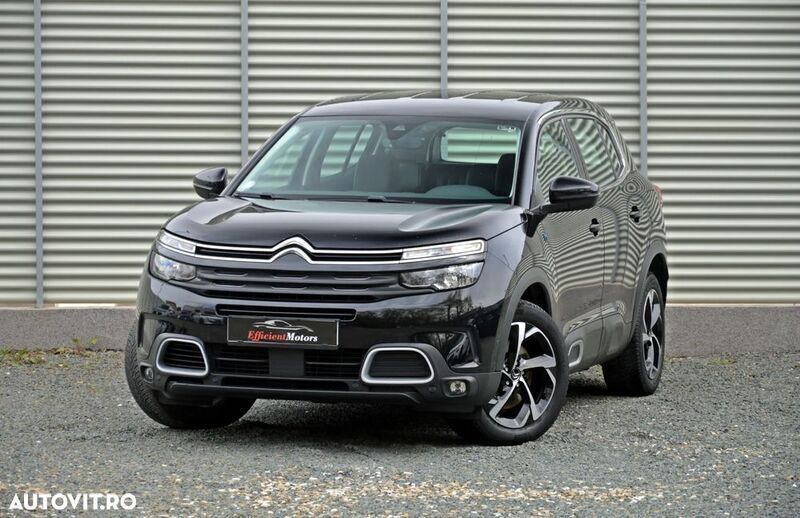 Negru Utilizat 2021 Citroën C5 Aircross Feel SUV | 16.990 EUR (Preț OK) - Imagine 1/4