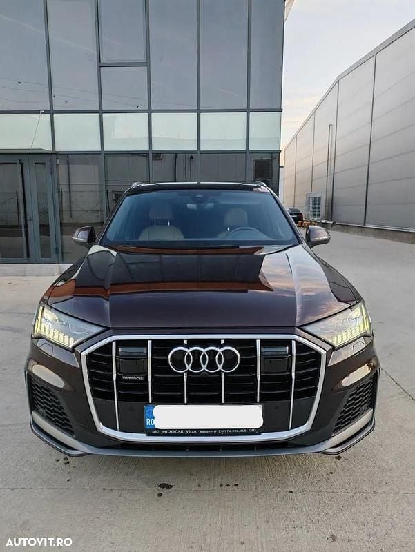 Culoaremaro Utilizat 2021 Audi Q7 S-Line SUV | 49.700 EUR (Puțin scump) - Imagine 1/4