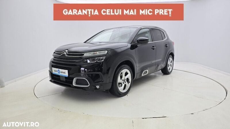 Negru Utilizat 2021 Citroën C5 Aircross Feel SUV | 17.250 EUR - Imagine 1/3