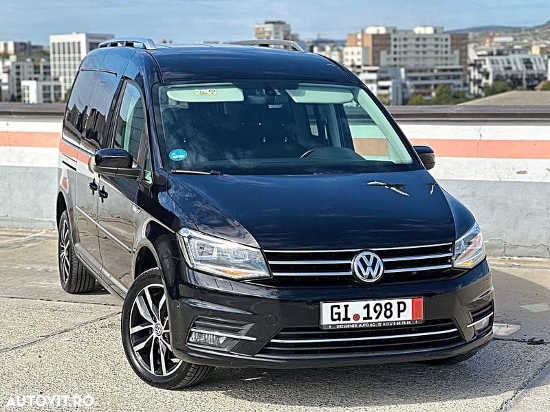 Culoarenegru Utilizat 2016 VW Caddy Maxi Monovolum | 13.799 EUR - Imagine 1/4