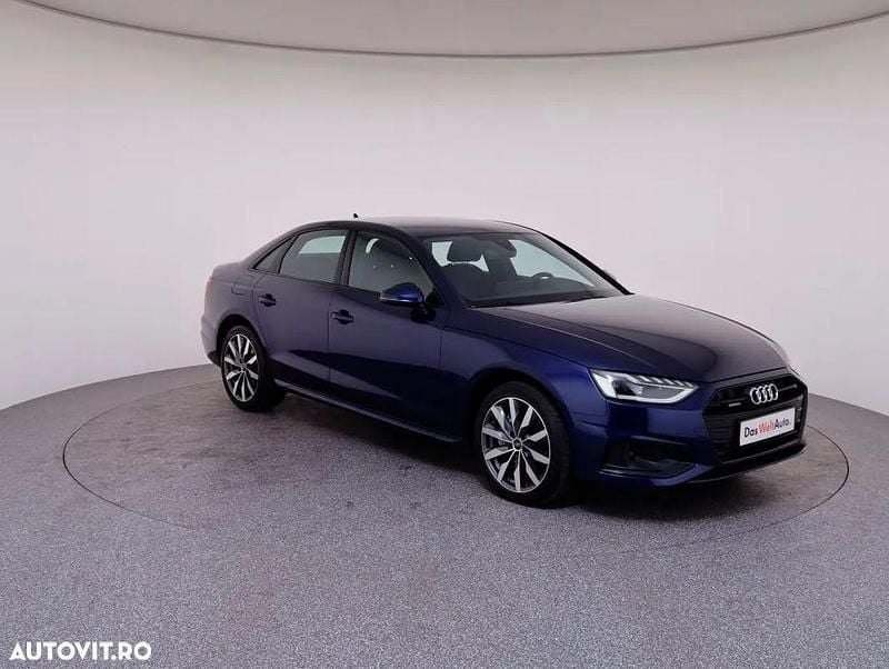 Second-hand Audi A4 Advanced 204 CP (150 kW) 2022 Culoarealbastru Berlinǎ