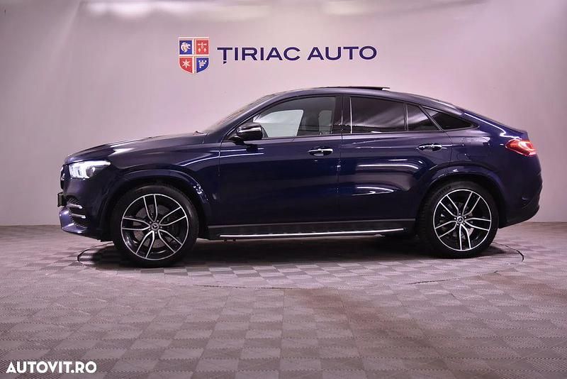 Second-hand Mercedes GLE350 AMG line 319 CP (234 kW) 2022 Culoarealbastru Coupe
