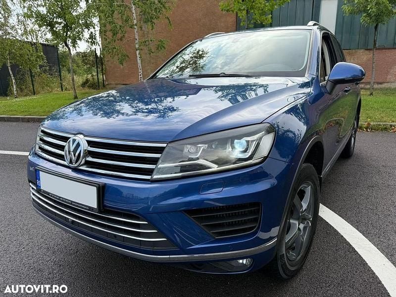 Albastru Utilizat 2015 VW Touareg SUV | 19.359 EUR (Puțin scump) - Imagine 1/4