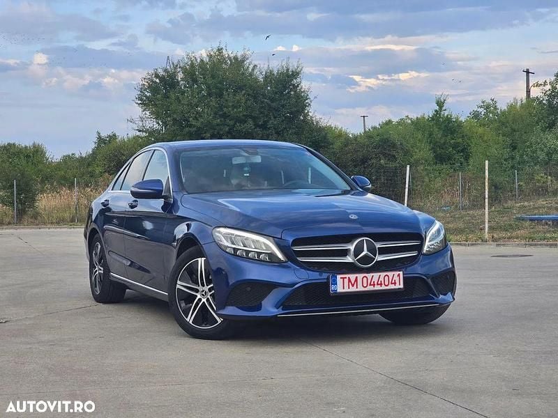 Culoarealbastru Utilizat 2019 Mercedes C200 Exclusive Berlinǎ | 19.300 EUR (Super Preț) - Imagine 1/4