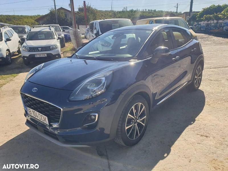 Culoarealbastru Second-hand 2020 Ford Puma Titanium SUV | 11.737 EUR (Preț OK) - Imagine 1/4