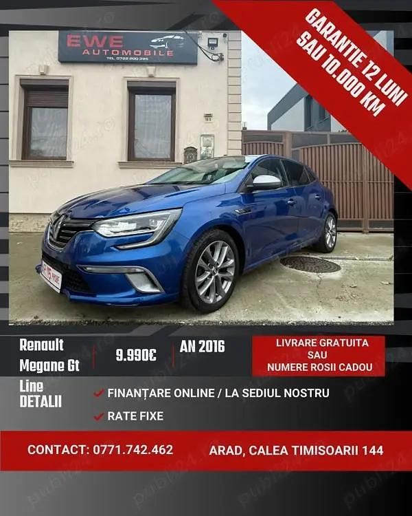 Second-hand Renault Mégane GT Line GT-Line 132 CP (97 kW) 2016 Coupe