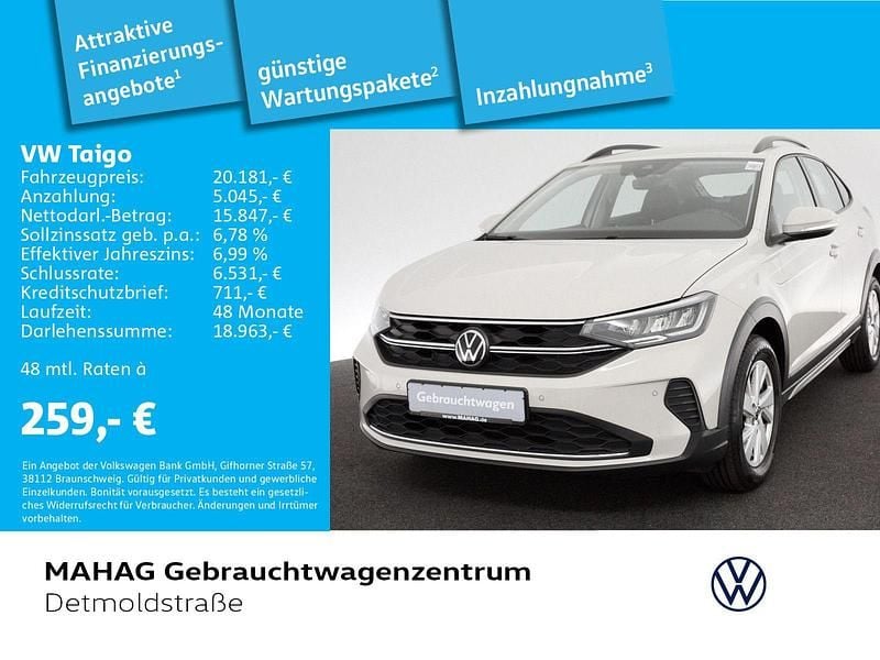 Utilizat 2022 VW Taigo Life SUV | 22.131 EUR (Preț OK) - Imagine 1/1