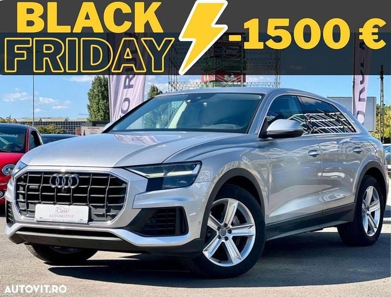 Argint Utilizat 2019 Audi Q8 SUV | 38.490 EUR - Imagine 1/4
