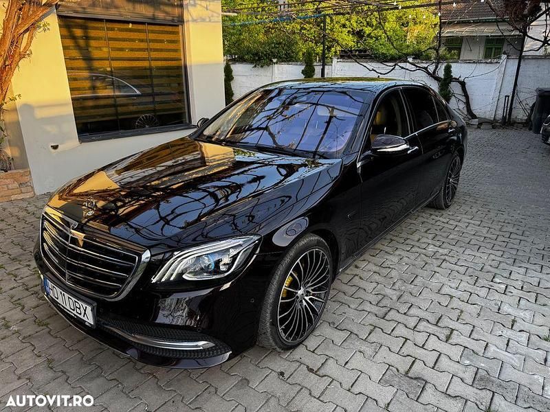 Negru Utilizat 2020 Mercedes S560 Berlinǎ | 59.999 EUR - Imagine 1/4