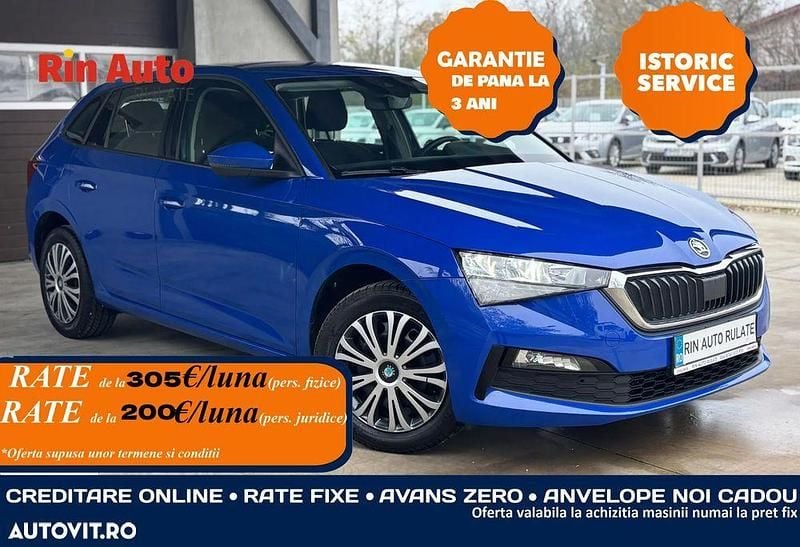 Culoarealbastru Utilizat 2021 Skoda Scala Hatchback | 13.290 EUR (Preț bun) - Imagine 1/4