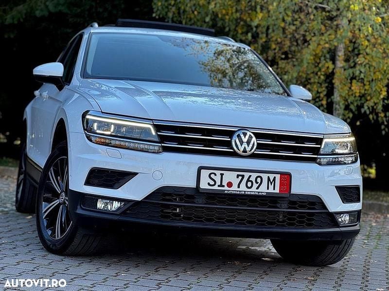 Culoarealb Utilizat 2018 VW Tiguan Highline SUV | 16.990 EUR (Super Preț) - Imagine 1/4